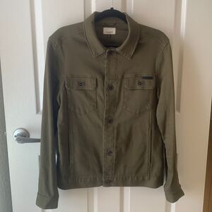 Men’s Long Sleeve Button Down, Army Green